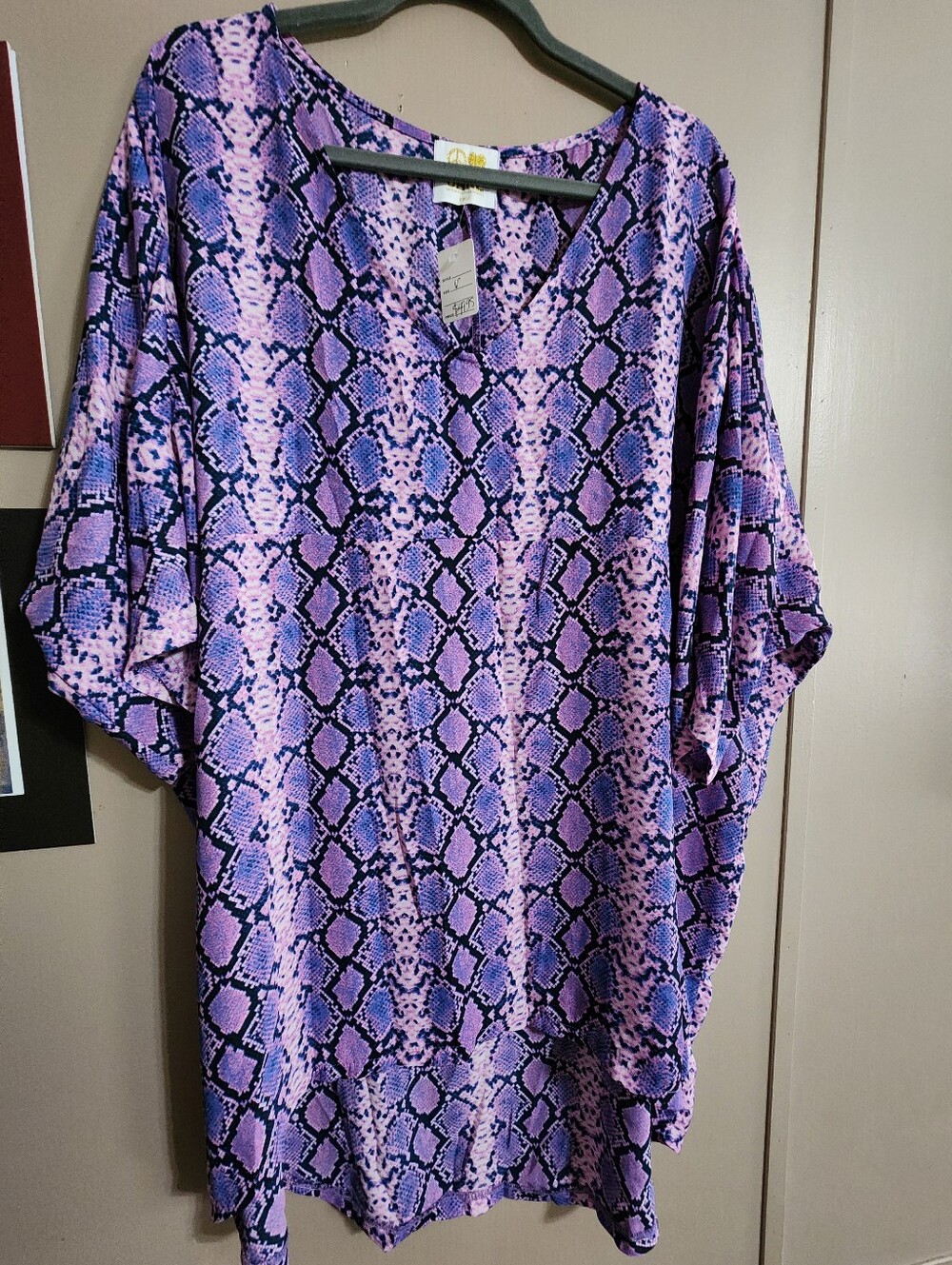 Boho Snake Print Caftan Tunic | Cake‎ | Small